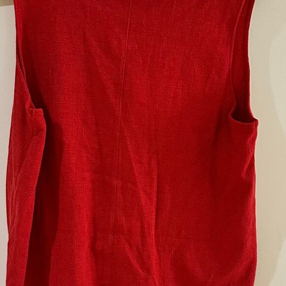 OLD NAVY Red Sleeveless Tie Top Large - Picture 5 of 5